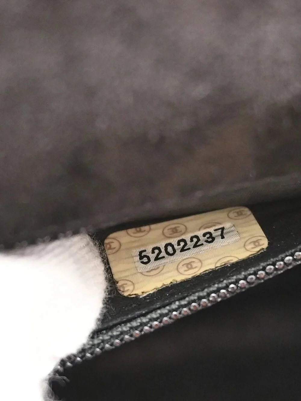 Best08 Chanel Black Suede Handbag KQ01804